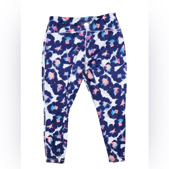 ZELOS | WOMENS TIE DYE LEGGINGS 2X - Picture 4 of 4